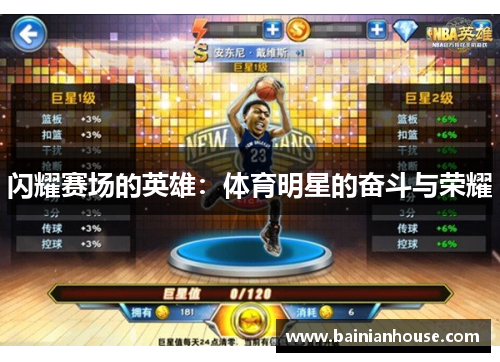 闪耀赛场的英雄：体育明星的奋斗与荣耀